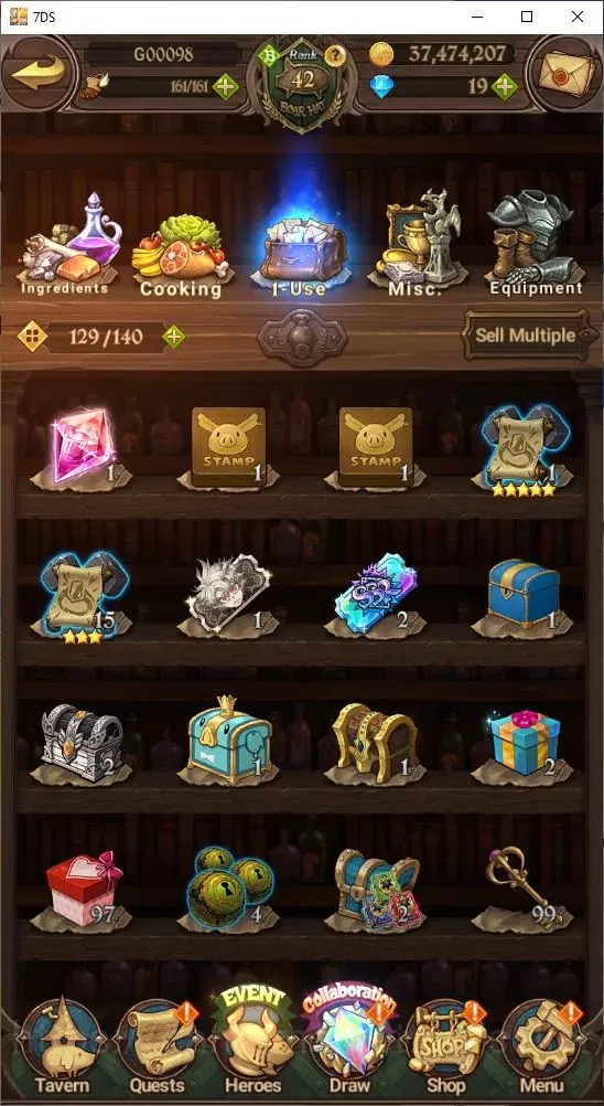 The Seven Deadly Sins: Grand Cross Accounts Endgame Global|1,337,868 Power | Collab: Rimuru, Milim, Shuna 5