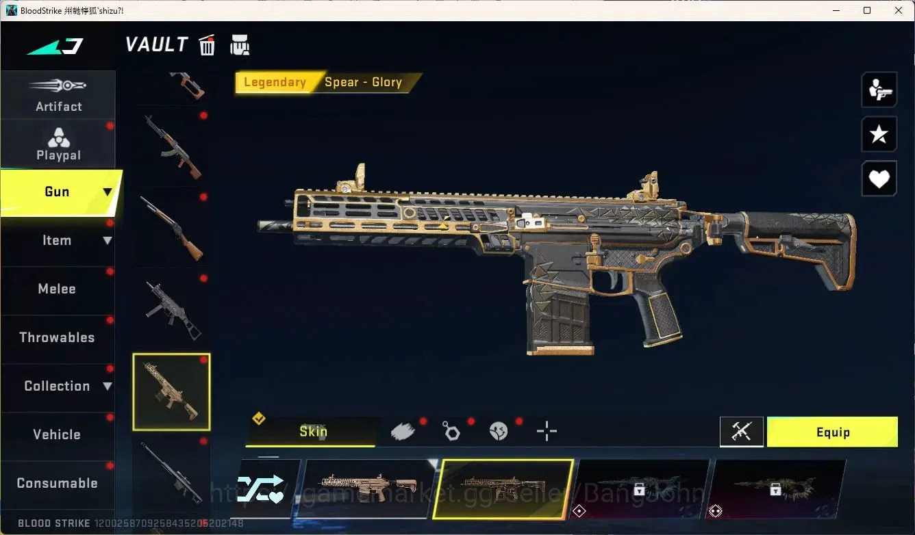 Blood Strike Accounts ASIA | Limited Butterfly Knife | 3 7DS Guns: AK47, image 10