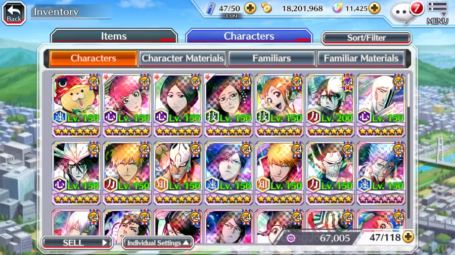 Bleach: Brave Souls Accounts GLOBAL]11K Orb+Fresh All Story|Riruka+Nanao JapanP image 6