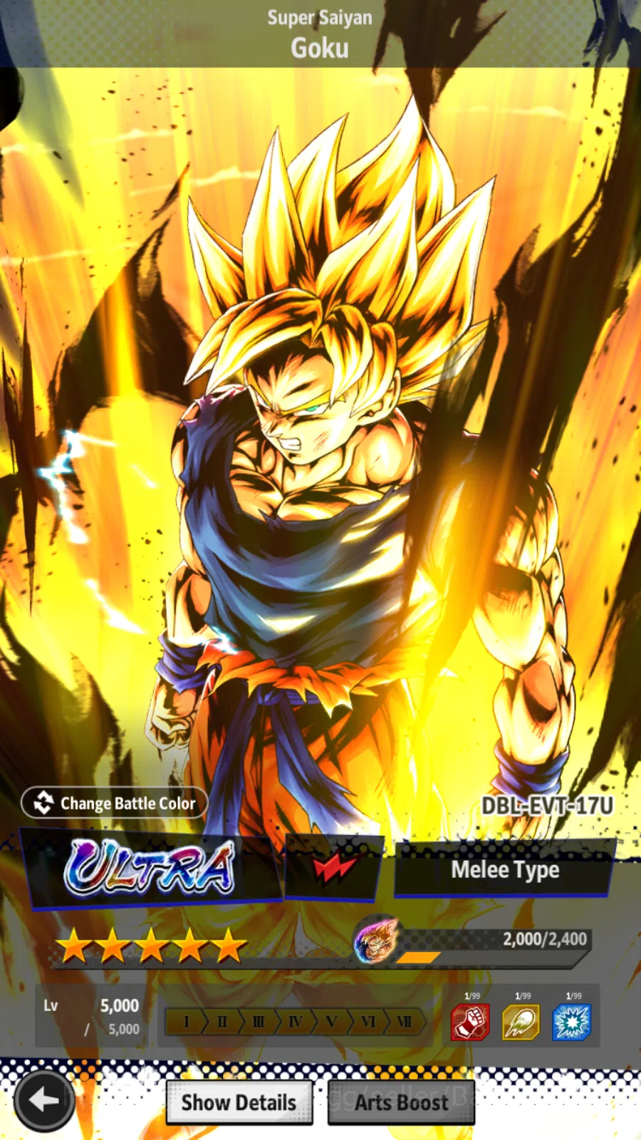 Dragon Ball Legends Accounts 6,8M Total Power |Lvl 146|2LR+1UL|SS Goku,SS3 Goku image 3