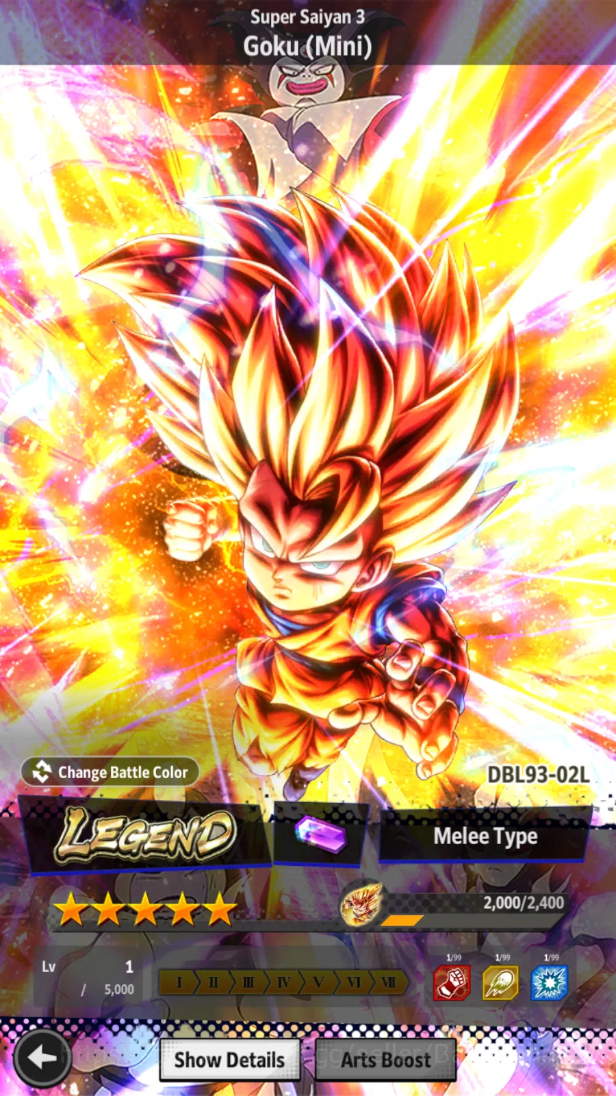 Dragon Ball Legends Accounts 6,8M Total Power |Lvl 146|2LR+1UL|SS Goku,SS3 Goku image 4