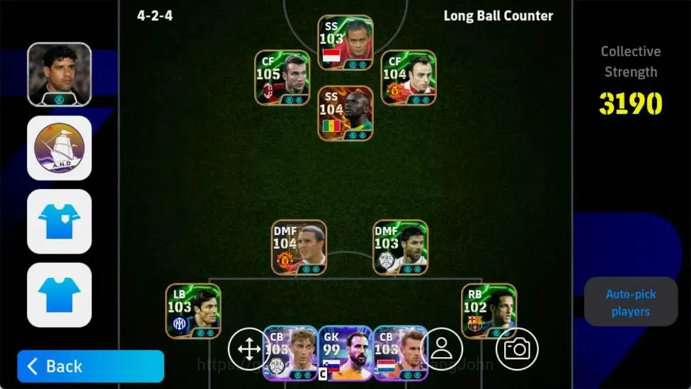 eFootball Accounts Android|PW 3190|Sadio Mane BigT, Andrly Shevchenko image 6