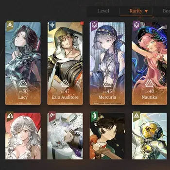 Reverse: 1999 Accounts Endgame Global|Lv 59|26SSR 5Limit|Jiu Niangzi P1,Lucy,Ezio Auditore,Nautika,Paper Heron +Psy|Tooth
