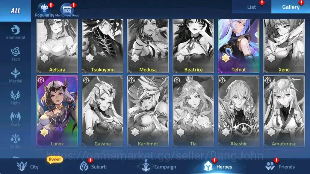 Mobile Legends: Adventure Accounts Global|LV 89|10041k Power |VIP 7|Camp 47-36 |Hero  image 5