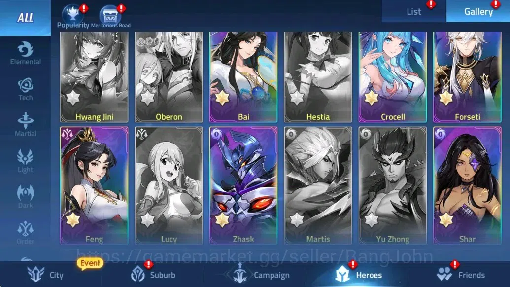 Mobile Legends: Adventure Accounts Global|LV 89|10041k Power |VIP 7|Camp 47-36 |Hero  image 6