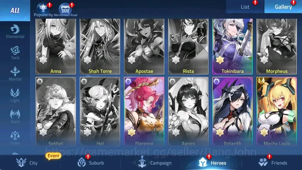 Mobile Legends: Adventure Accounts Global|LV 89|10041k Power |VIP 7|Camp 47-36 |Hero  image 7