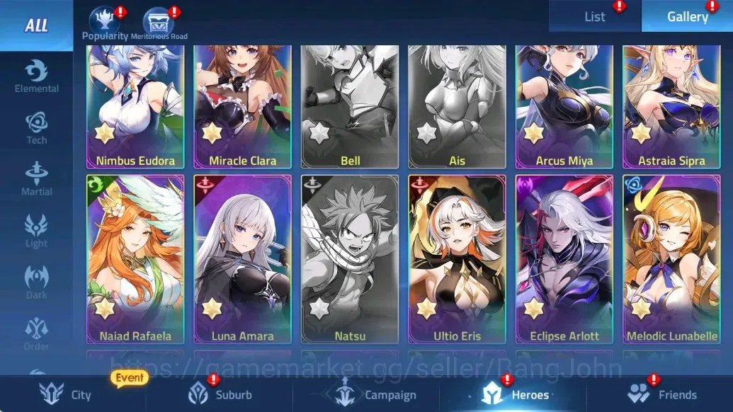 Mobile Legends: Adventure Accounts Global|LV 89|10041k Power |VIP 7|Camp 47-36 |Hero  image 8