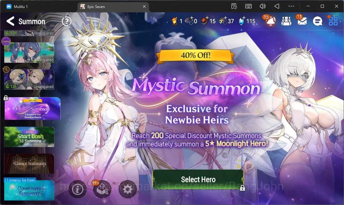 Epic Seven Accounts ASIA Unverif | Starter |3 ML (B Arunka,A Vildred,E image 12