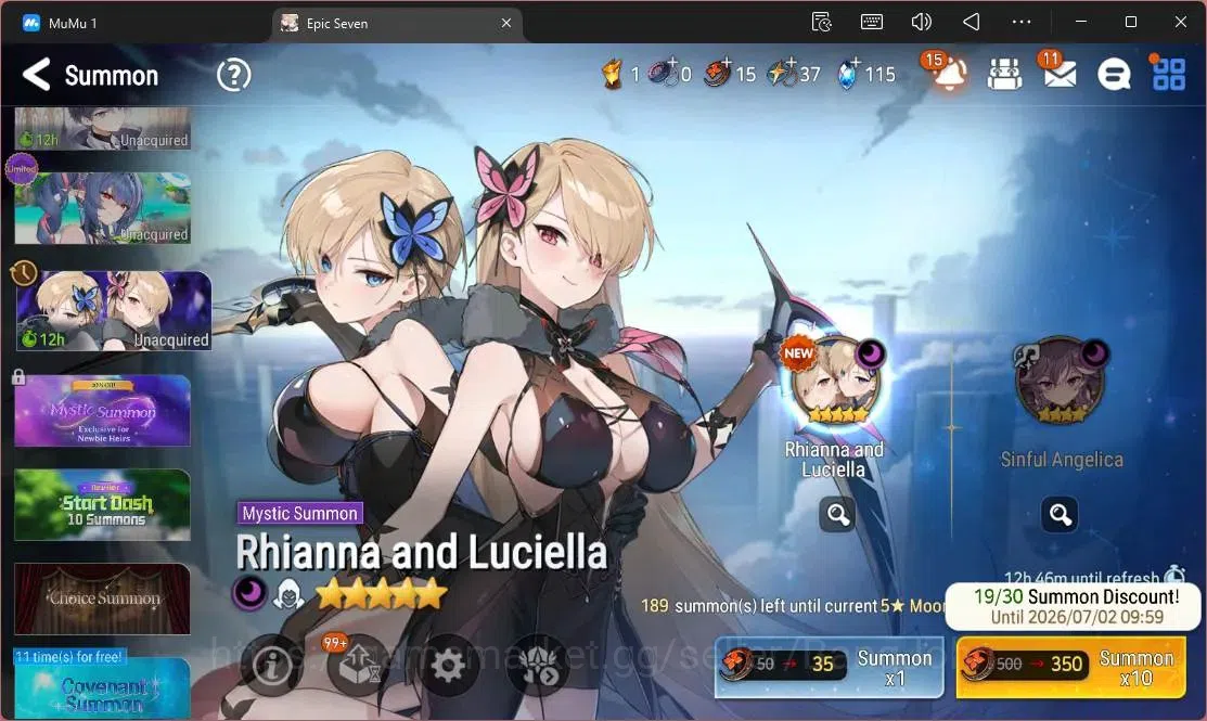 Epic Seven Accounts ASIA Unverif | Starter |3 ML (B Arunka,A Vildred,E image 13