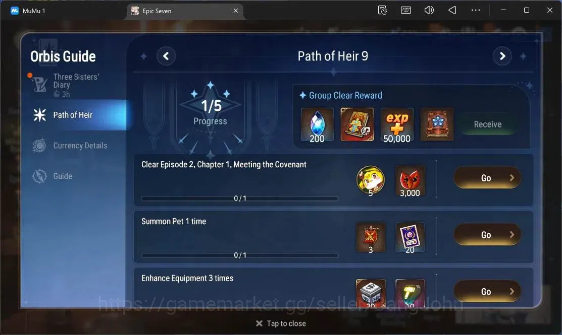 Epic Seven Accounts ASIA Unverif | Starter |3 ML (B Arunka,A Vildred,E image 8