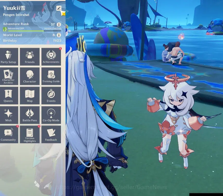 Genshin Impact Accounts ASIA|AR 57|11 Limited + 4(*5Standard)|NeuvilC2,Arl image 1