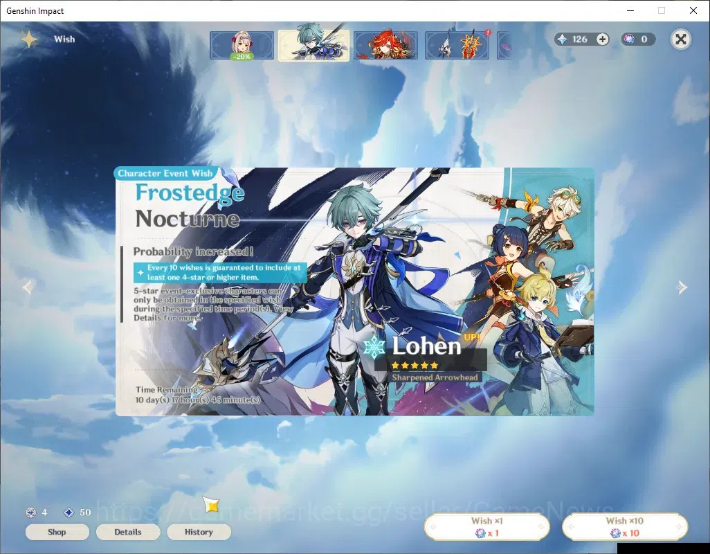Genshin Impact Accounts ASIA|AR 57|11 Limited + 4(*5Standard)|NeuvilC2,Arl image 11