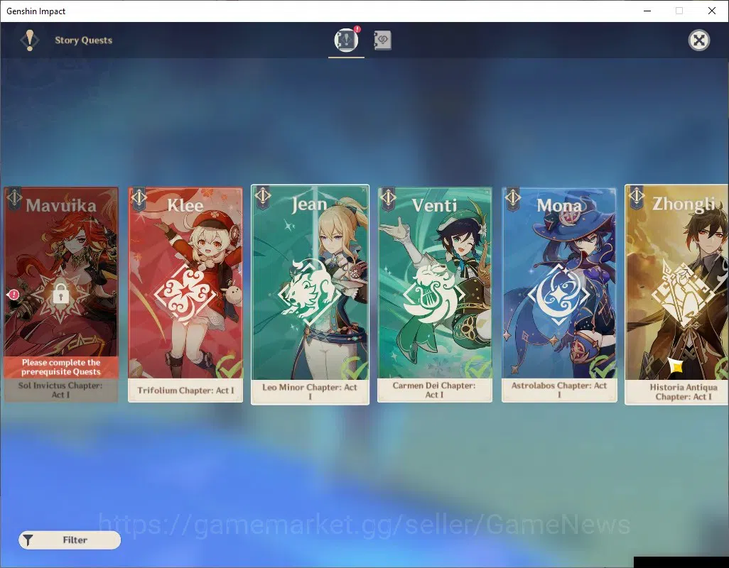 Genshin Impact Accounts ASIA|AR 57|11 Limited + 4(*5Standard)|NeuvilC2,Arl image 19