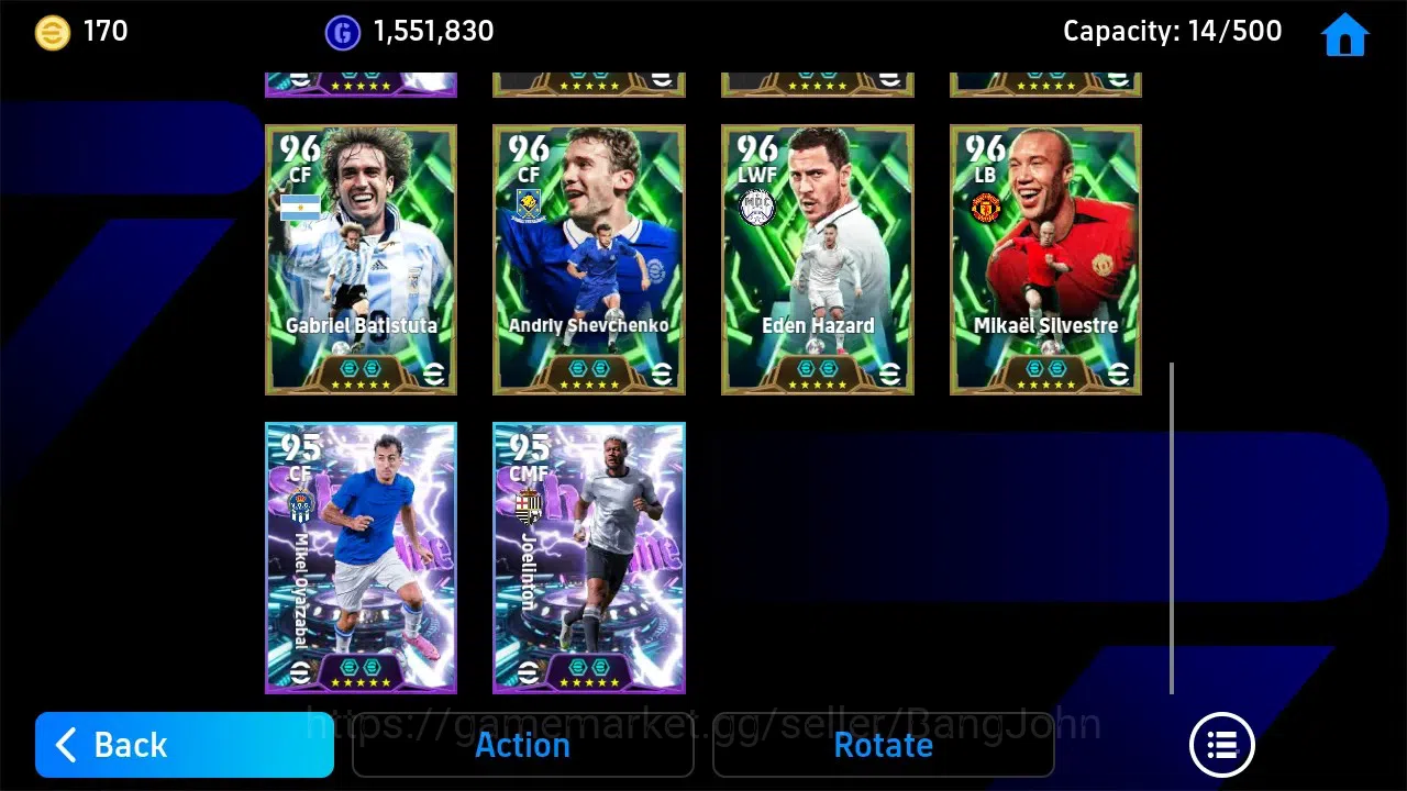 eFootball Accounts Android|PW 3162 Maxed 107 CF Gerd Muller, 104 AMF  image 3