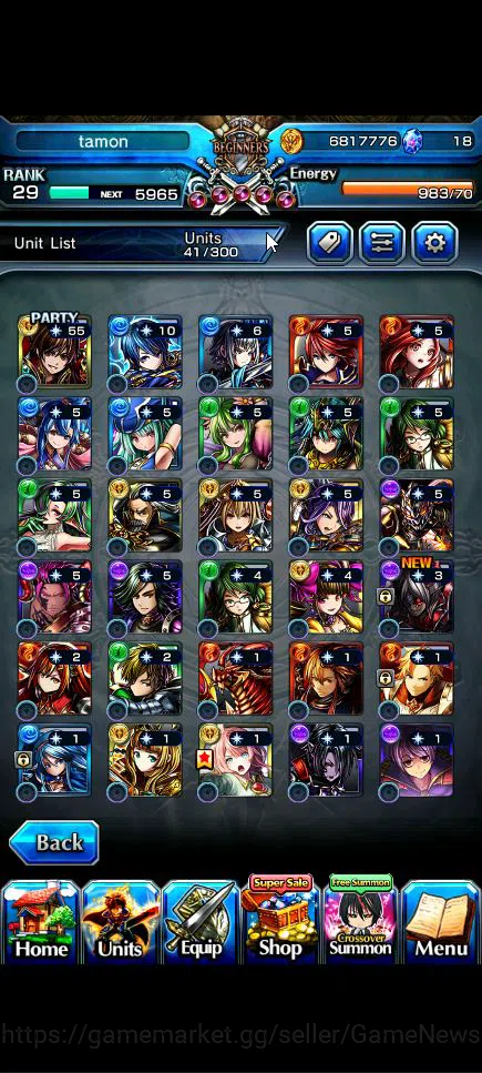 Grand Summoners Accounts Global|Rank 29|11 Ascend+2 TW|[Shuna,Jakuzure]+TW, image 12