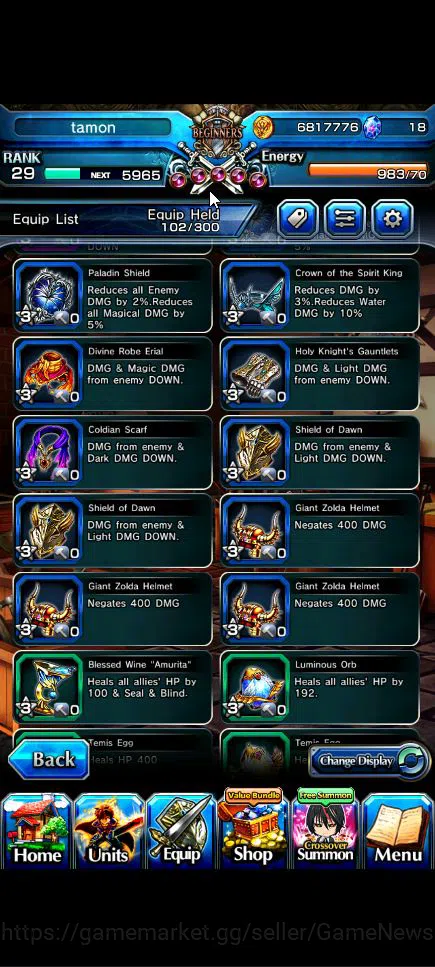 Grand Summoners Accounts Global|Rank 29|11 Ascend+2 TW|[Shuna,Jakuzure]+TW, image 7