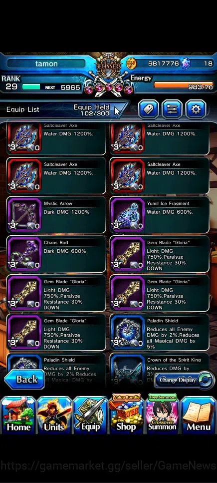 Grand Summoners Accounts Global|Rank 29|11 Ascend+2 TW|[Shuna,Jakuzure]+TW, image 8