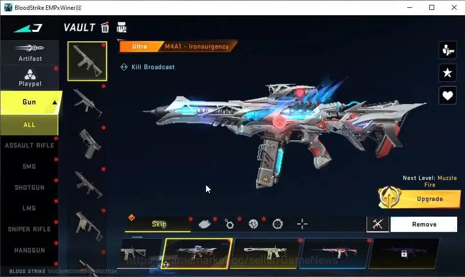 Blood Strike Accounts ASIA|9 ULTRA[VOLT,ZERO,Kar98k,AUG,M700,URB,Vector, image 16