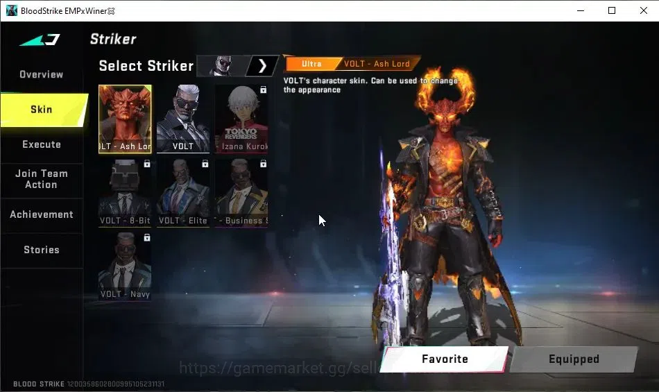 Blood Strike Accounts ASIA|9 ULTRA[VOLT,ZERO,Kar98k,AUG,M700,URB,Vector, image 3