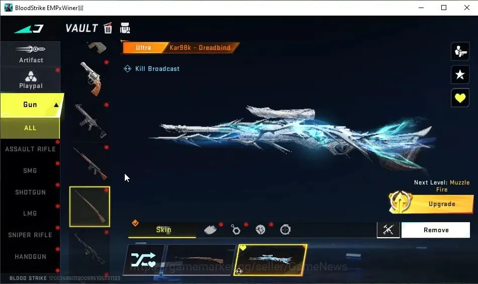 Blood Strike Accounts ASIA|9 ULTRA[VOLT,ZERO,Kar98k,AUG,M700,URB,Vector, image 9