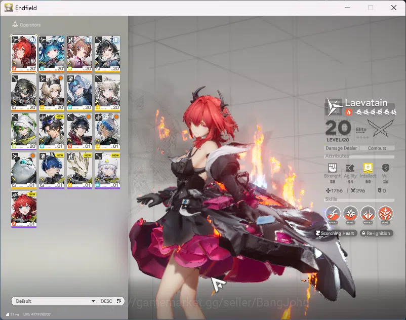 Arknights: Endfield Accounts Starter-Mid | ASIA |  6-Star Laevatian | 6-Star La image 2