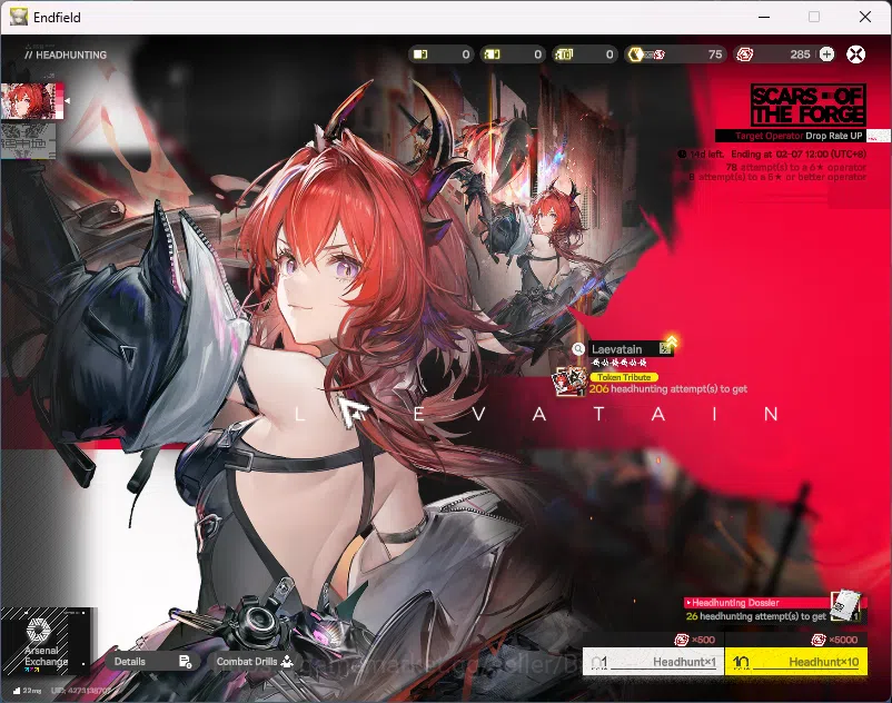 Arknights: Endfield Accounts Starter-Mid | ASIA |  6-Star Laevatian | 6-Star La image 8