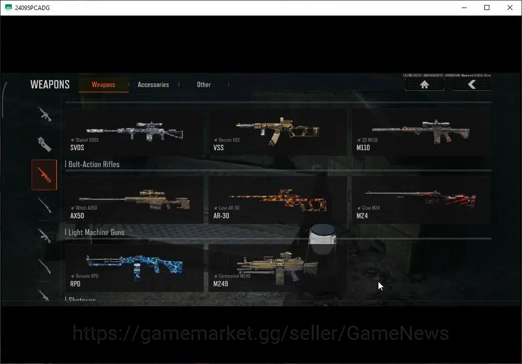 Arena Breakout Accounts MOBILE Lvl 30|SV 12.7M|CV 10M|7 Set|Decree VSS|GM image 7