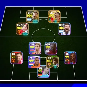 eFootball Accounts High-End Android|PW 3098|BigT Ronaldo,Epic Rooney Puyol Aubamenyang,Showt LionelMessi IbrahimMaza,etc