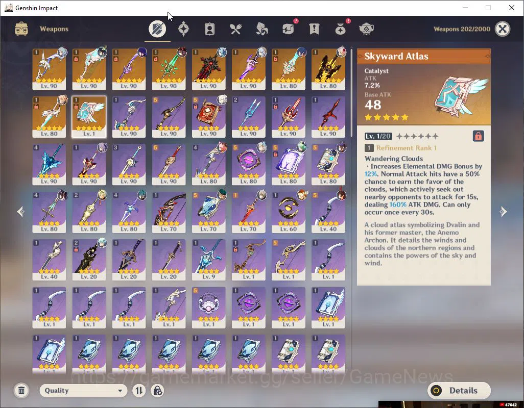 Genshin Impact Accounts ASIA|AR 59|11Limited+10(*5Weapon)|[Ayaka,GanyuC1,R image 9
