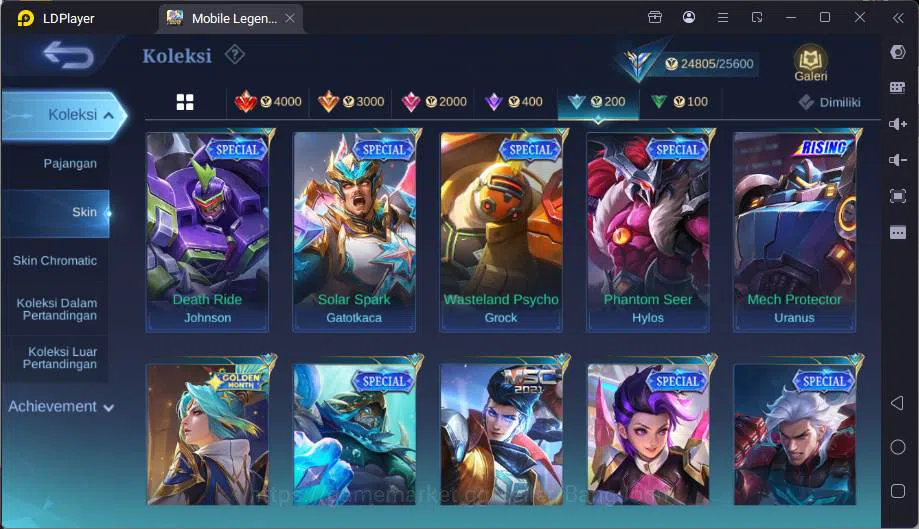 Mobile Legends: Bang Bang Accounts Hero 61|Skin 87|KOF Karina,Prime Granger,Saint Bad image 8