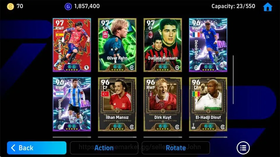 eFootball Accounts Android|PW 3194|David Raya ShowT,Lothar Matthaus E image 2