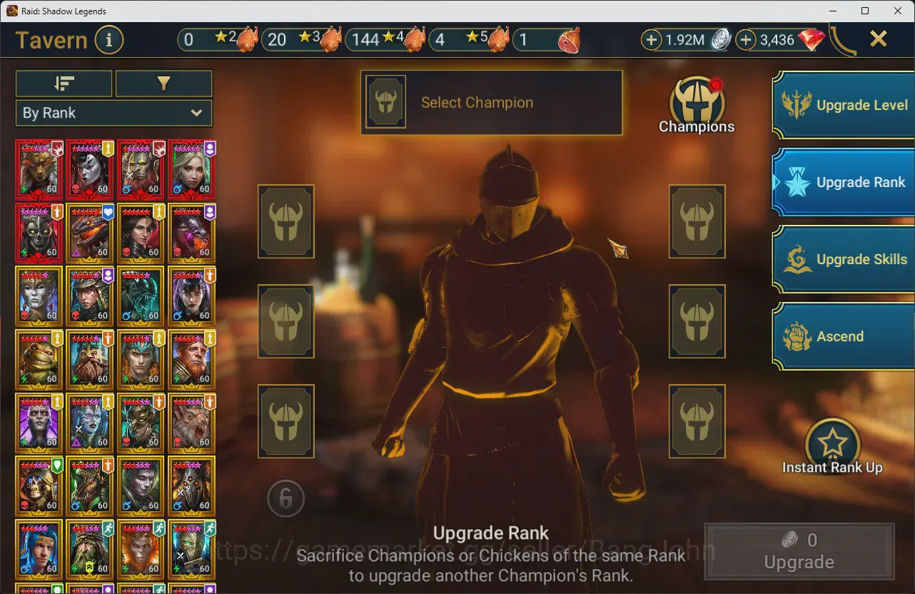 Raid: Shadow Legends Accounts Lv100Max 12MPower|5Mythic(Mezomel,Calamitus,Gizmak image 2