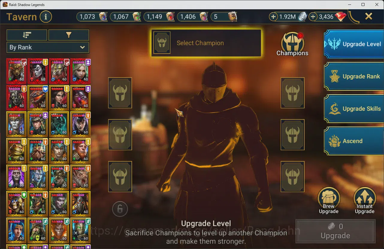 Raid: Shadow Legends Accounts Lv100Max 12MPower|5Mythic(Mezomel,Calamitus,Gizmak image 3