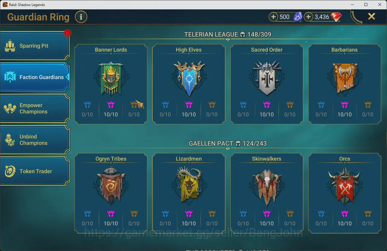 Raid: Shadow Legends Accounts Lv100Max 12MPower|5Mythic(Mezomel,Calamitus,Gizmak image 7