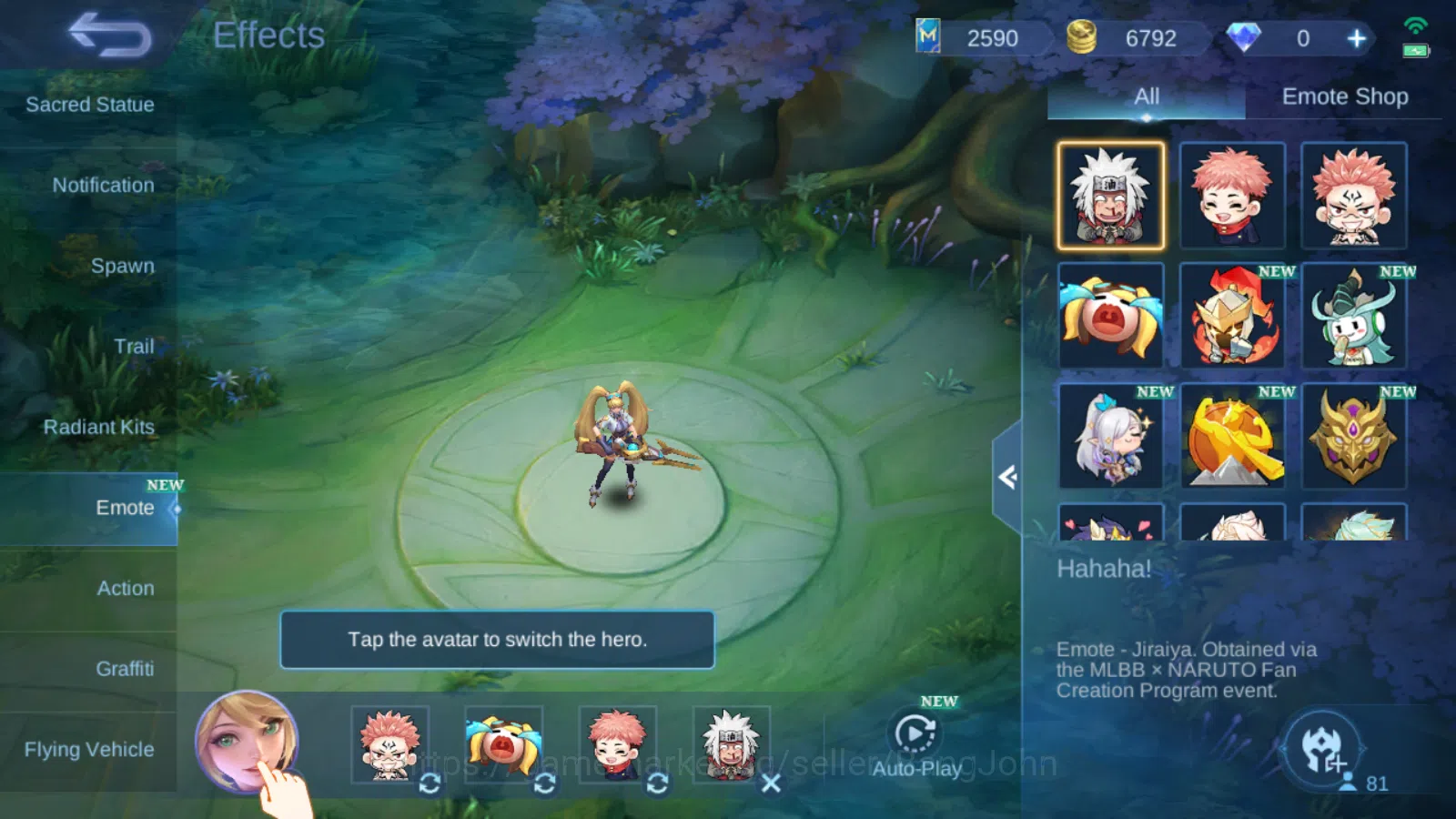 Mobile Legends: Bang Bang Accounts Hero 81 | skin 136 | emblem all max | expert colle image 5