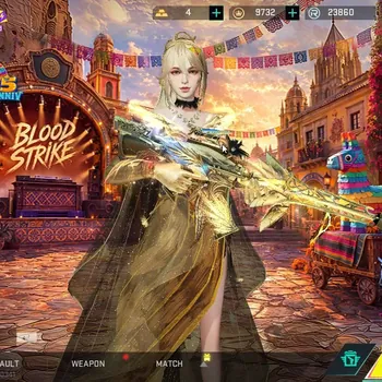 Blood Strike Accounts Collab Skin EU-MENA|5 ETERNAL(AK47-Chiaros Lv5,EMMA,Uzi-Chaser Lv4,MP7,Desert)|Striker