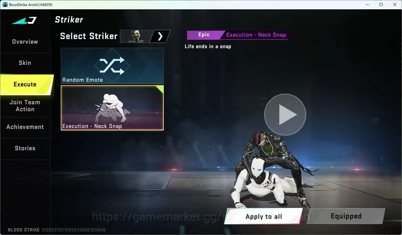 Blood Strike Accounts ASIA | Collab AK47-Sacred Axe SDS | Ultra Vector-D image 5