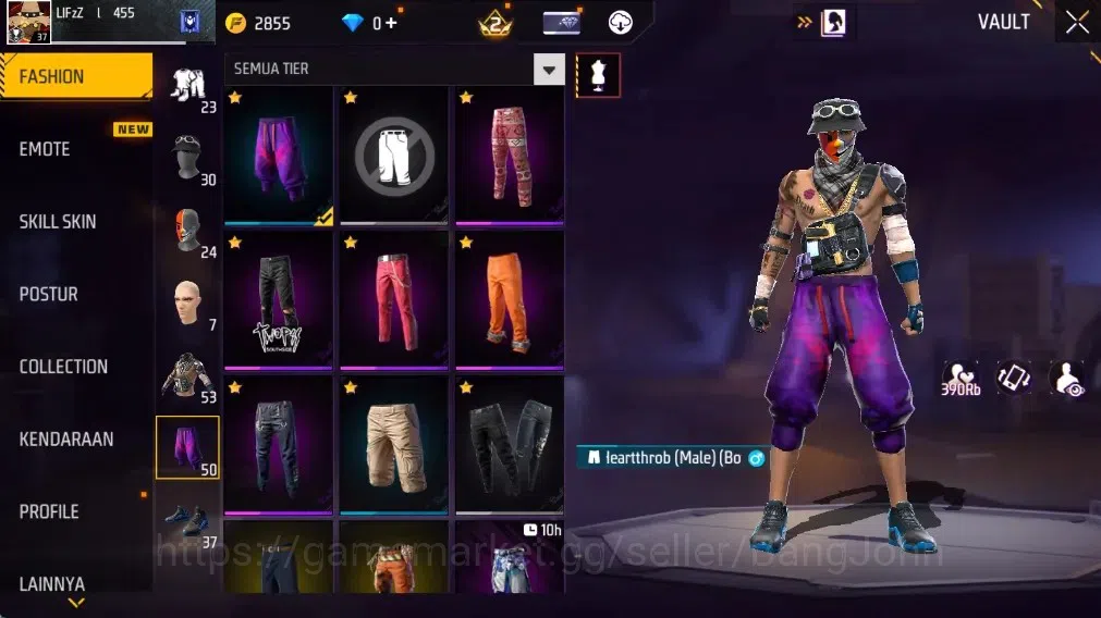 Free Fire Accounts Indonesia | Vault 287 | M1887- Hand of Hope | AK47 image 10