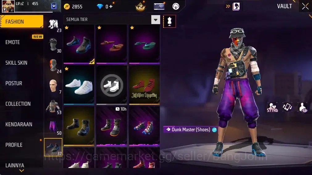 Free Fire Accounts Indonesia | Vault 287 | M1887- Hand of Hope | AK47 image 11