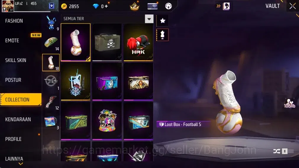 Free Fire Accounts Indonesia | Vault 287 | M1887- Hand of Hope | AK47 image 15