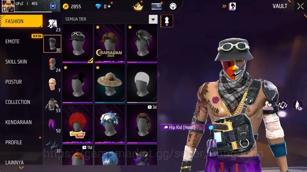 Free Fire Accounts Indonesia | Vault 287 | M1887- Hand of Hope | AK47 image 6
