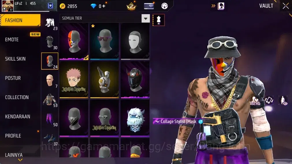 Free Fire Accounts Indonesia | Vault 287 | M1887- Hand of Hope | AK47 image 7