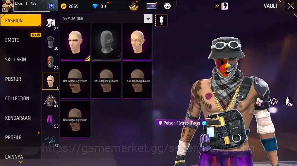 Free Fire Accounts Indonesia | Vault 287 | M1887- Hand of Hope | AK47 image 8