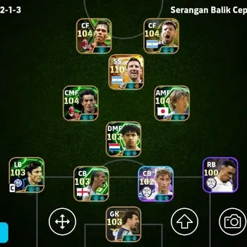 eFootball Accounts Legends & Iconic Players Mobile|PW 3187|Lionel Messi BigT,Roberto Donadoni Epic,Javier Zanetti Epic,Eden