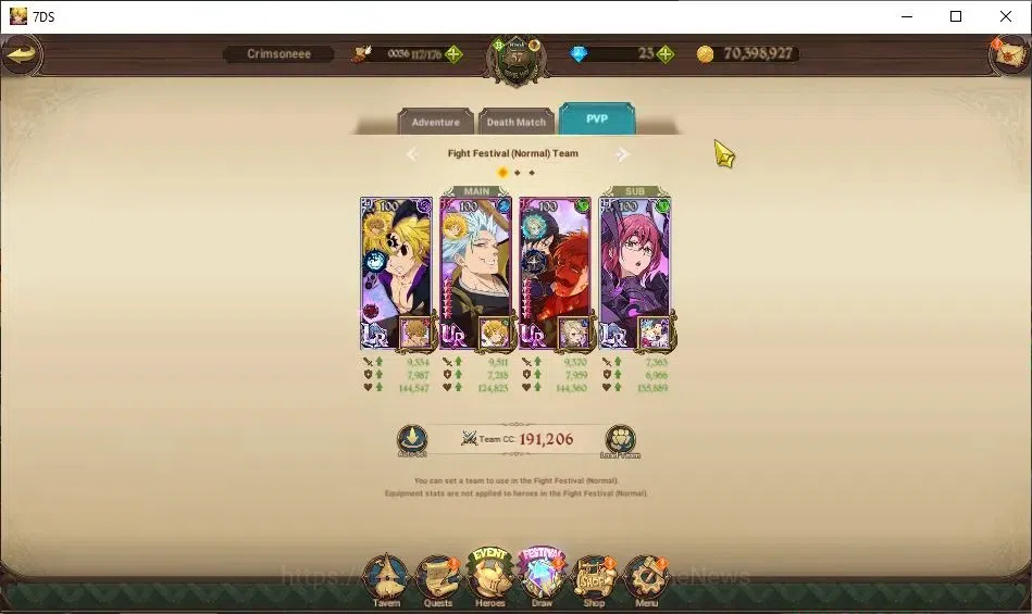 The Seven Deadly Sins: Grand Cross Accounts ASIA|4,8M CC|116 LS|8 LR+8 UR Collab ReZero|N Meli image 13
