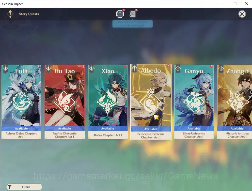 Genshin Impact Accounts ASIA|AR 49|All Unset|3 Limited + 3 (*5Weapon)|Mavu image 14