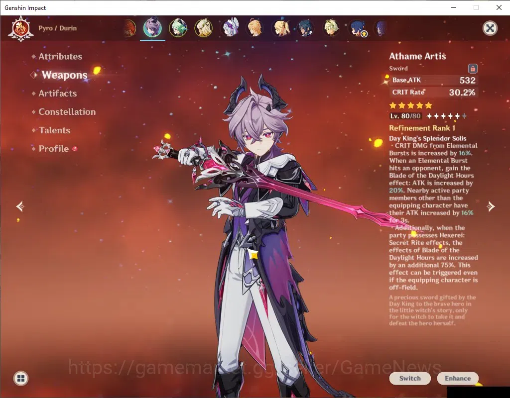 Genshin Impact Accounts ASIA|AR 49|All Unset|3 Limited + 3 (*5Weapon)|Mavu image 3