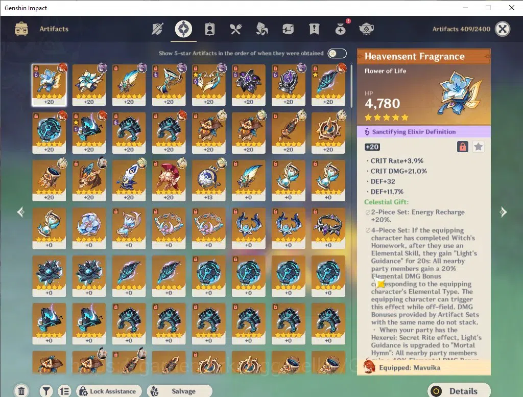 Genshin Impact Accounts ASIA|AR 49|All Unset|3 Limited + 3 (*5Weapon)|Mavu image 5