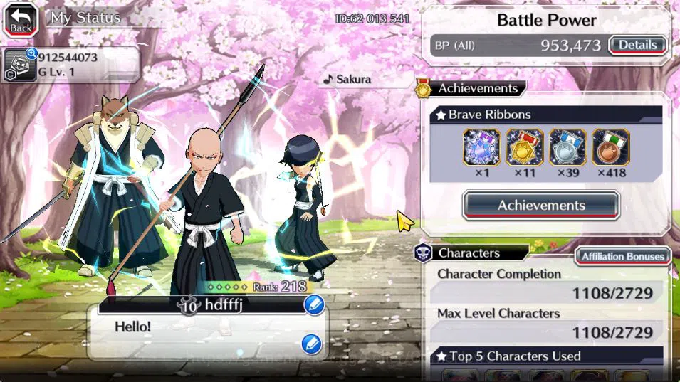 Bleach: Brave Souls Accounts [GLOBAL]53K Orb|TYBW26[Bambietta,Meninas],Ichigo 1 image 18