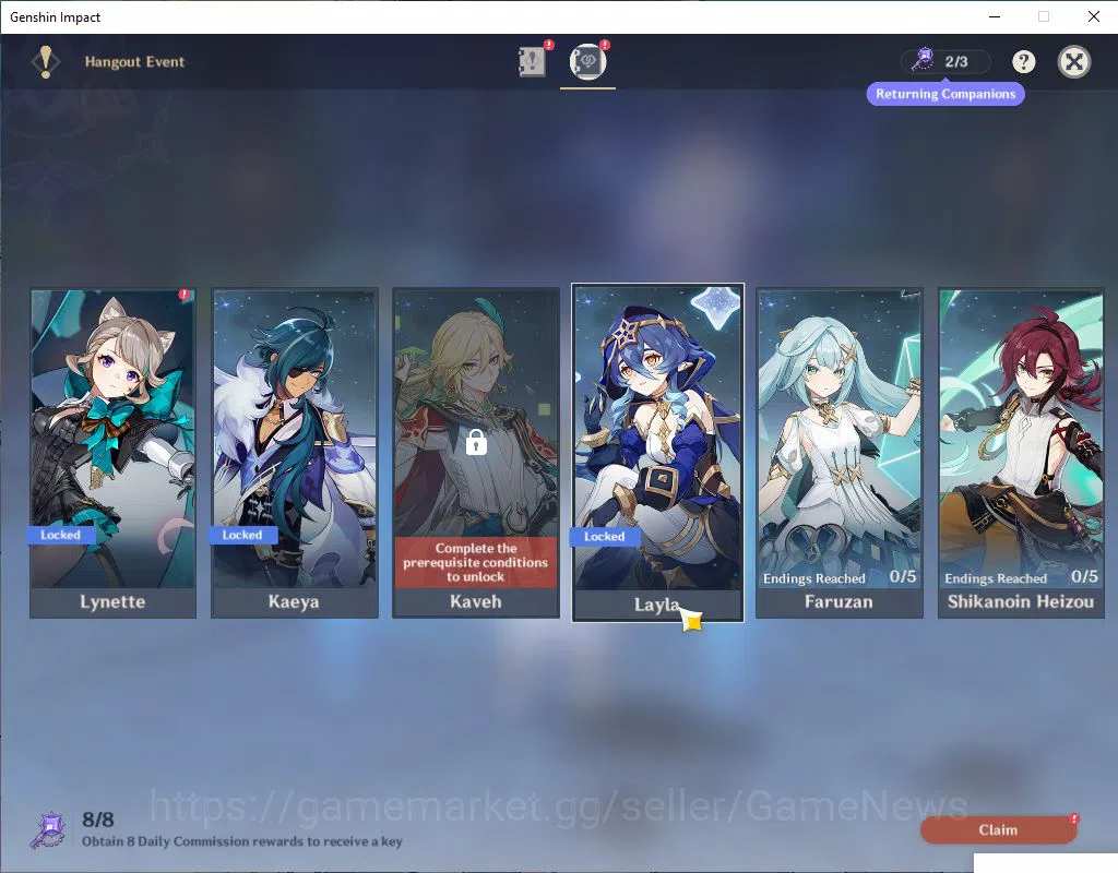 Genshin Impact Accounts Mid Game ASIA|AR 56|10 Limited 11